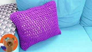 Вязем наволочки для диванных подушек крючком | Декор своими руками | DIY идея