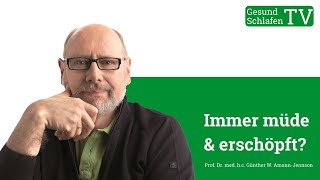 Immer müde & erschöpft? Mehr Energie am Tag durch gesunden Schlaf.