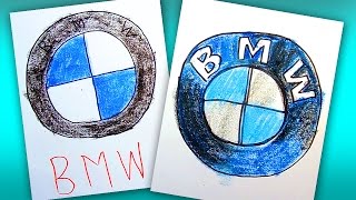 Как рисовать логотип БУМЕРА | How to draw a BMW logo
