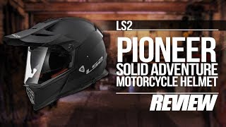 LS2 Pioneer Helmet Adventure Helmet Review at BikeBandit.com