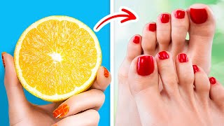 BRILLIANT PEDICURE AND FEET HACKS