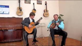 Коробейники дуэт А  Агеев гитара, А Вытягов домра. Гитара IBANEZ G5ECE﻿