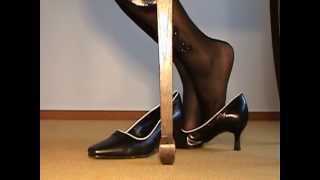 shoeplay on chair