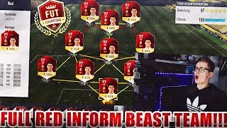 FIFA 17: OMG FULL RED INFORM FUT CHAMPIONS SQUAD BUILDER! ???