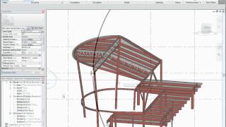 What's New in Revit Structure 2011 - Slanted Columns
