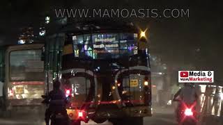 TNSTC DRIVER OBEYING RULES PRIVATE DRIVER CREATED BUS STOP