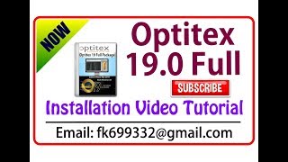 Optitex 19 || Full Install 2019