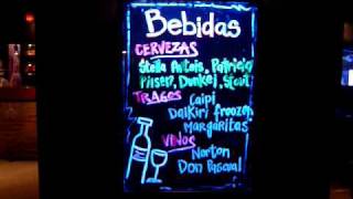 Pizarras led neon