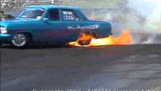 GAZ 24 V8 burnout!!!!