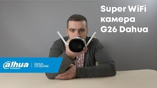 Уличная камера видеонаблюдения WiFi для дома IPC-G26P Dahua Technology