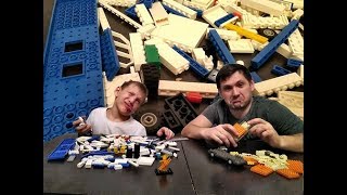 Челлендж конструктор. Папа vs Mister Adrian/Видео для детей