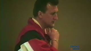 Bob Huggins talks about recruiting at Walsh College (1995)
