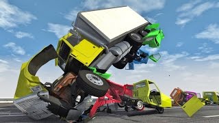 BeamNG Drive INSANE CRASHES #26