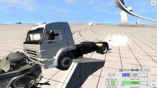 Beam NG DRIVE - Жестокие аварии грузовиков
