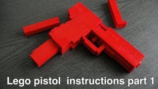 Lego pistol instructions part 1 of 2