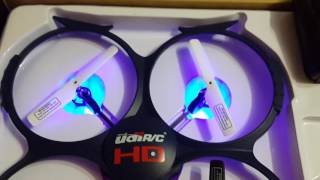 Квадрокоптер с камерой Udi R/C U818A-1, обзор, инструкция, комплектация, калибровка, управление