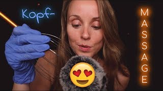 DEINE VIRTUELLE KOPFMASSAGE !!! INTENSE BRUSHING SOUNDS !!! DEUTSCH/ GERMAN