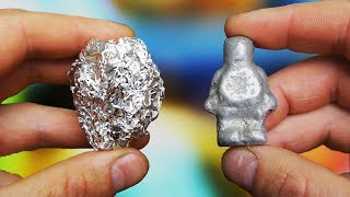 СДЕЛАЛ ЛЕГО ЧЕЛОВЕЧКА ИЗ ФОЛЬГИ своими руками