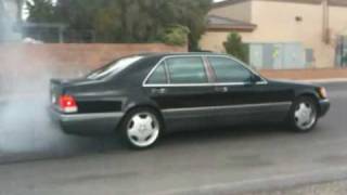 Mercedes burn out