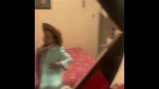 Yoga challenge with 5 year old sister ??‍??