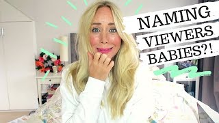 Naming Viewers Babies!  Real Twins, Siblings & Middle Name Q's | SJ STRUM