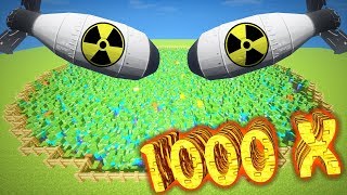 1000 ЗОМБИ ПРОТИВ 1000 ЯДЕРНЫХ БОМБ! - МАЙНКРАФТ