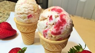 КЛУБНИЧНОЕ  МОРОЖЕНОЕ  "Любимое" Strawberry Ice Cream