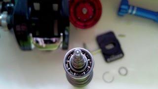 Как помыть подшипники катушки. Расшильдовка подшипников.  Bearing clear