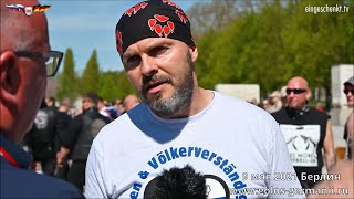 Рассерженный немец: Не нужно пытаться пугать Русского Медведя в его лесу, он точно покажет когти!