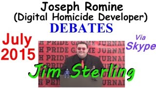 Jim Sterling VS Robert Romine of Digital Homicide - Skype Debate From Early July of 2015