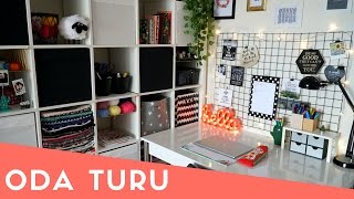 ODA TURU VE DIY MALZEMELERİM! / Room Tour