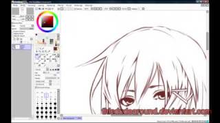 Random Speed Draw - Line Art