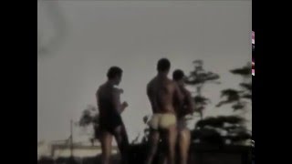 День рыбака 1968 Клайпеда, карнавал на грузовиках (любительская съёмка)