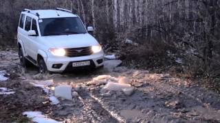Новый UAZ PATRIOT 2015 Тест-драйв по бездорожью