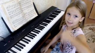 1 класс фортепиано учим мелодию- Этюд 111. Гурлитт