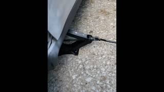 Scissor jack and drill
