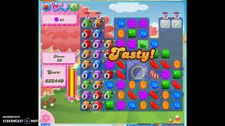 Candy Crush Level 374 Audio Talkthrough, 3 Stars 0 Boosters