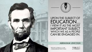 Project Literacy: Abraham Lincoln Quote