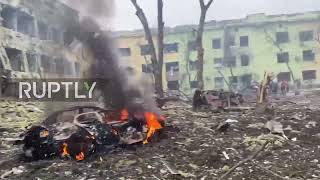 Ukraine: Hospital destroyed by shelling in Mariupol - City Council