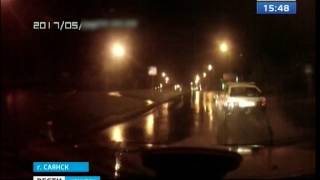 Выстрелами по колёсам остановили автомобиль с пьяным водителем в Саянске, «Вести-Иркутск»