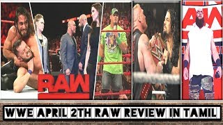 WWE April 2th RAW Review In Tamil/World Wrestling Tamil