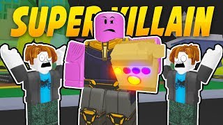 BECOMING A SUPER VILLAIN | Superhero City (ROBLOX)