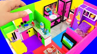 Shoebox dollhouse DIY! ДОМИКИ В ОБУВНЫХ КОРОБКАХ!