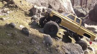RCSCALECRAWLER AXIAL SCX-10 CHEVROLET k30 船尾RCPARKで試走?