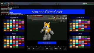 Roblox sonic rpg how to look like tails