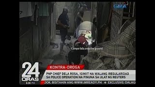 PNP Chief Dela Rosa, iginiit na walang iregularidad sa police operation na pinuna sa ulat ng Reuters