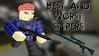 [ROBLOX] Phantom Forces - Best and Worst Snipers