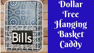 Everyday Crafting: Dollar Tree Hanging Basket Caddy