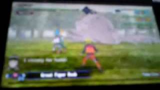naruto shippuden kizuna drive psp the false one tail