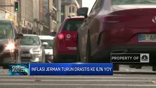 Inflasi Jerman Turun Drastis ke 6,1% YoY